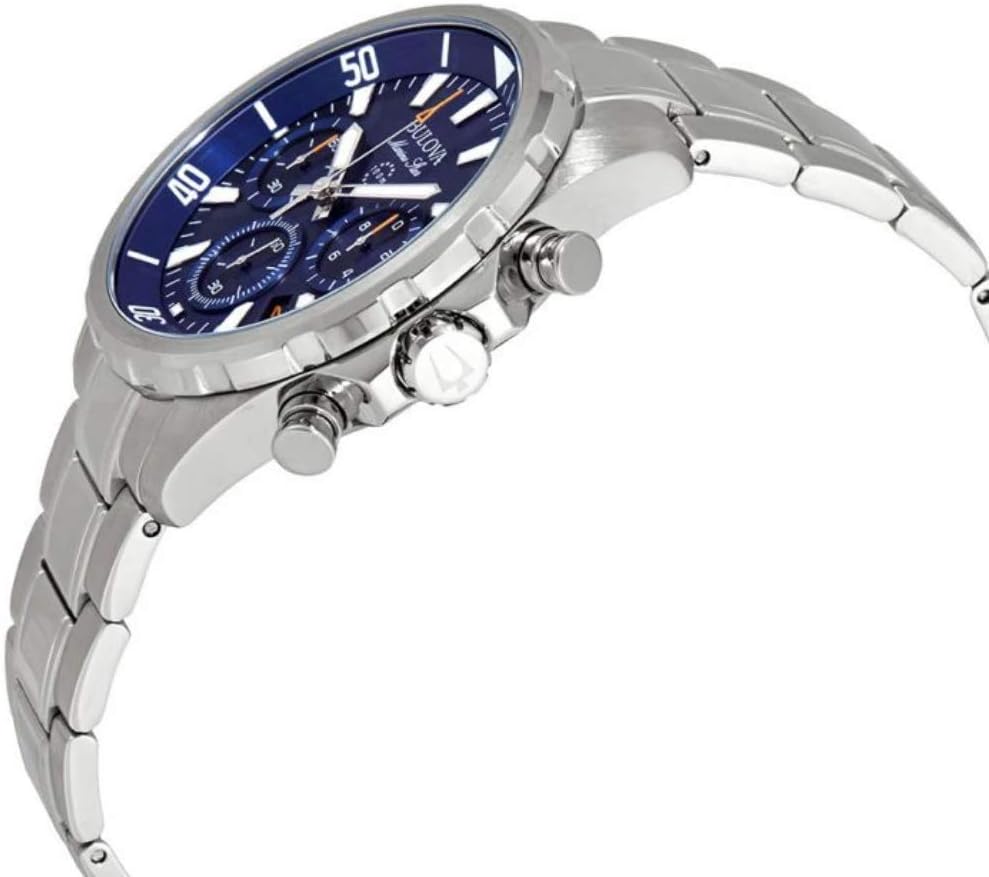 Bulova Men's Marine Star Series B Stainless Steel 6-Hand Chronograph Quartz Watch, 100M