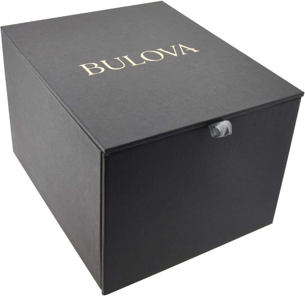 Caravelle Men's Modern Stainless Steel 3-Hand Quartz Watch and Bracelet Box Set, 40mm Style: 43K101