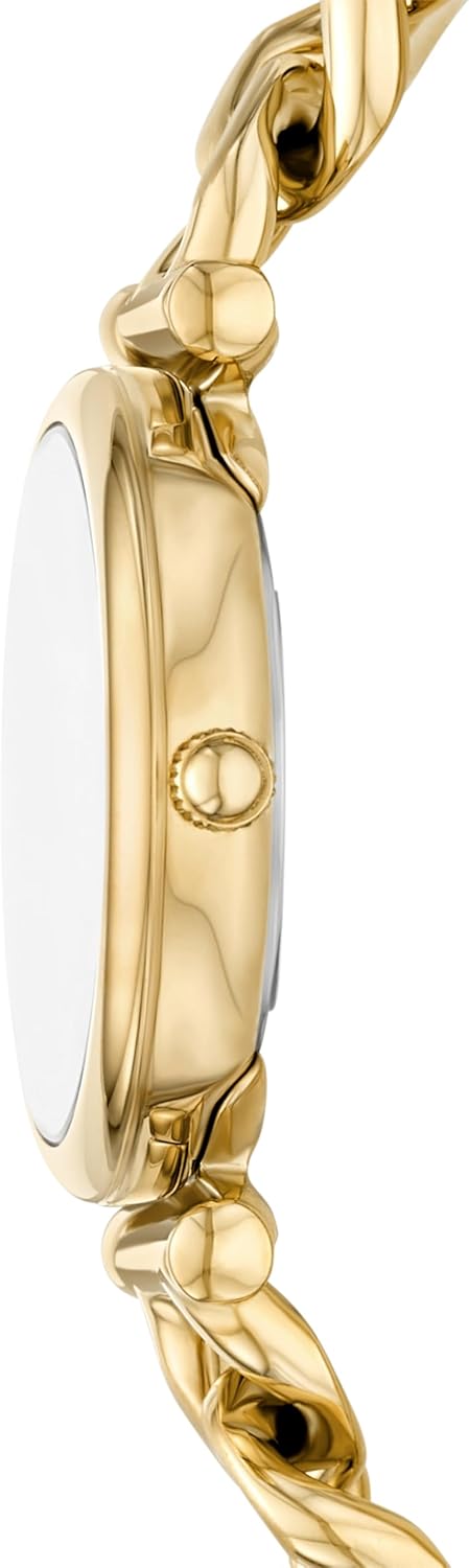 Fossil Women's Watch and Bracelet Set, Carlie Three-Hand Stainless Steel Watch for Women and Bracelet Set
