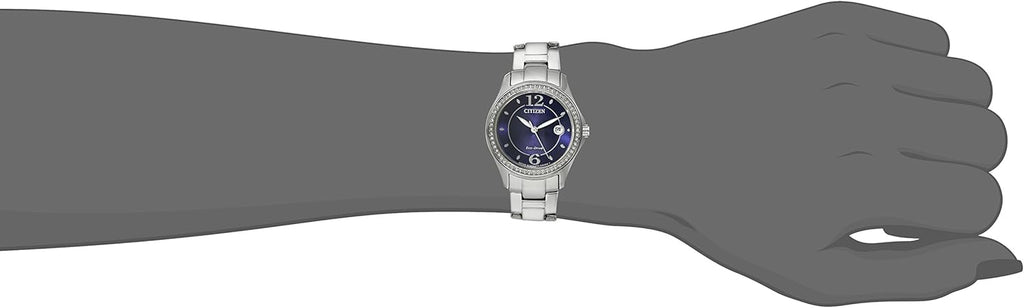 Citizen Women's Eco-Drive Dress Classic Crystal Watch in Stainless Steel
