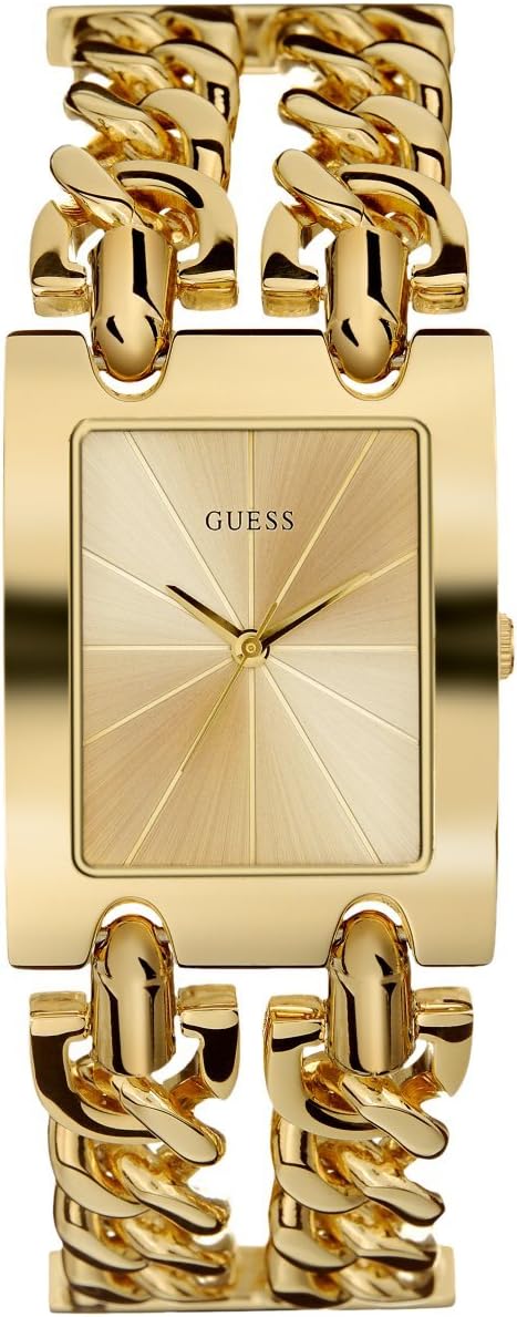 Guess Women's Silver-Tone Multi-Chain Bracelet Watch