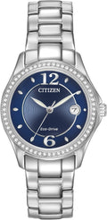 Citizen Women's Eco-Drive Dress Classic Crystal Watch in Stainless Steel