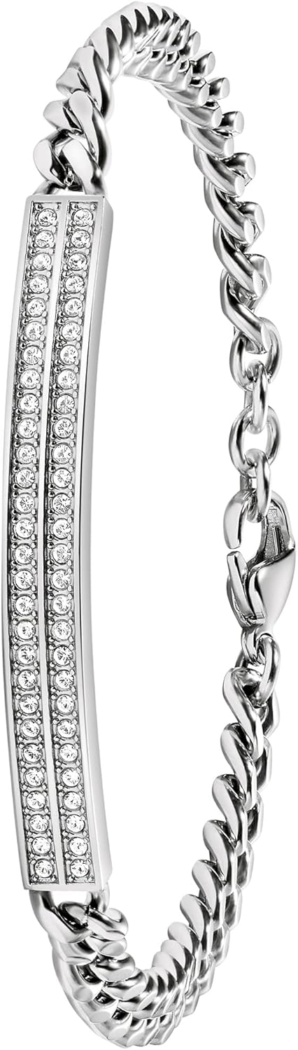 Caravelle by Bulova Ladies' Crystal Watch and Bracelet Gift Set, Day-Date