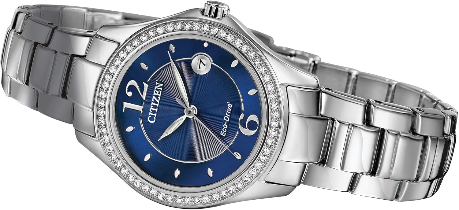 Citizen Women's Eco-Drive Dress Classic Crystal Watch in Stainless Steel